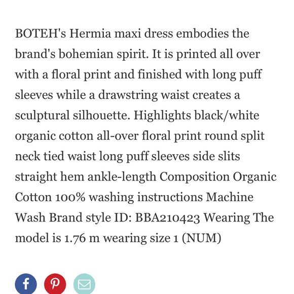 Boteh Hermia Floral-print Maxi Dress - Picture 3 of 3